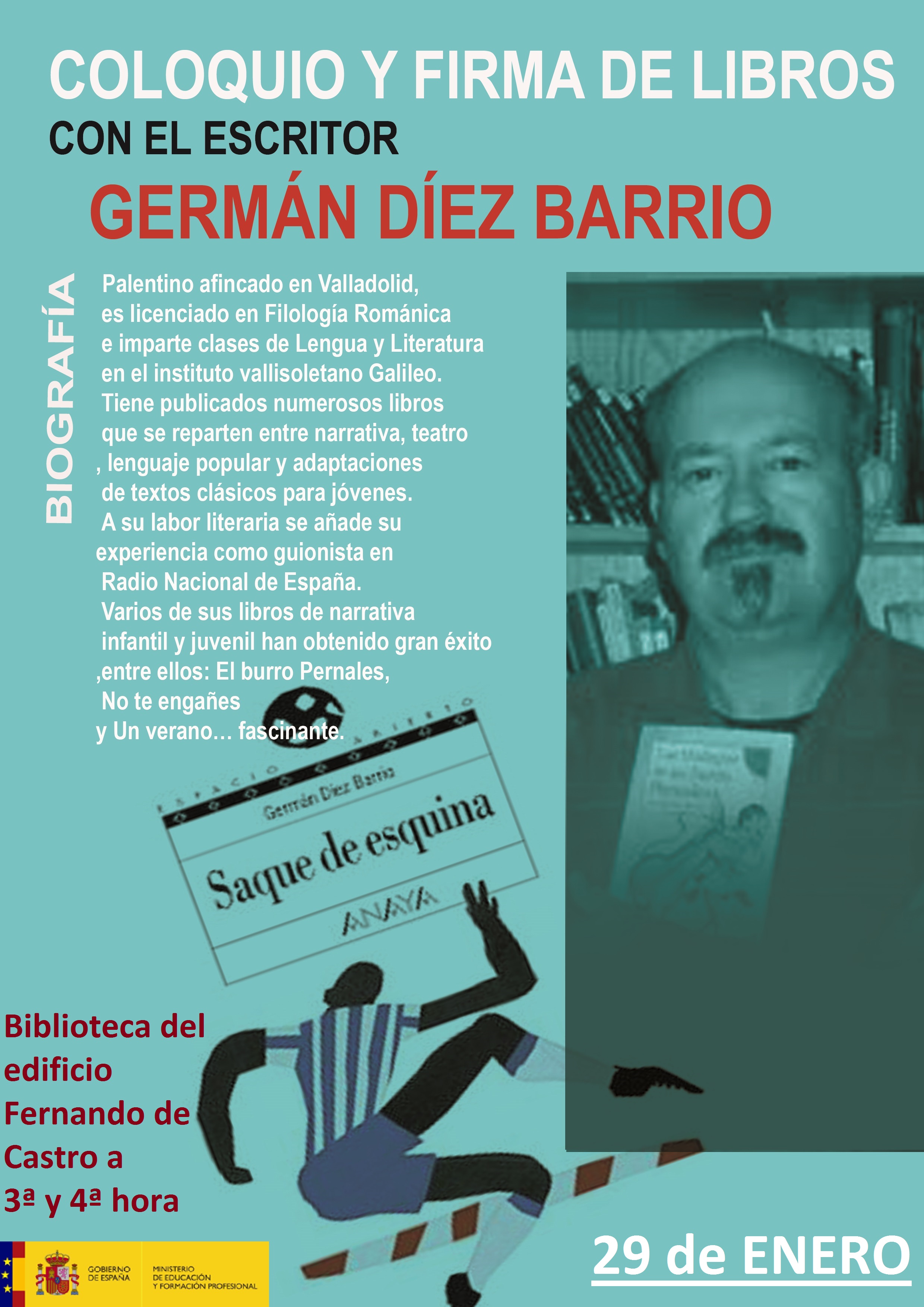 Escritor Germán Díez Barrio