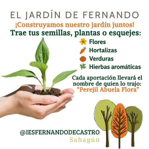 Cartel de jardin septiembre 25