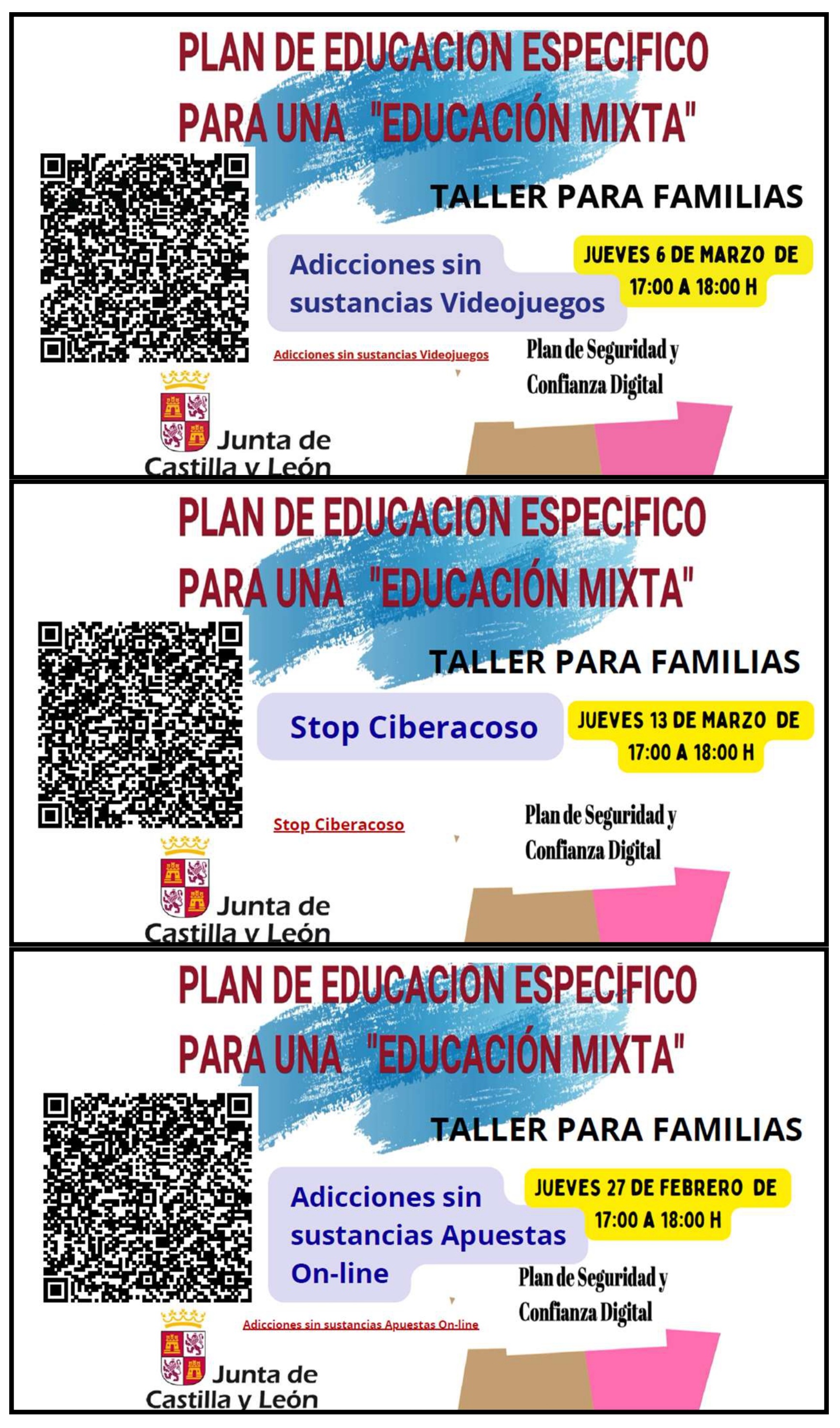 Talleres familias Plan Seguridad y Confianza Digital 2025